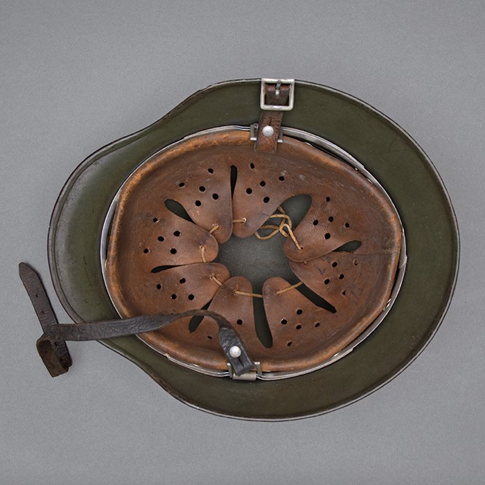 RH62 Rare Kriegsmarine M35 double decal helmet — image 18