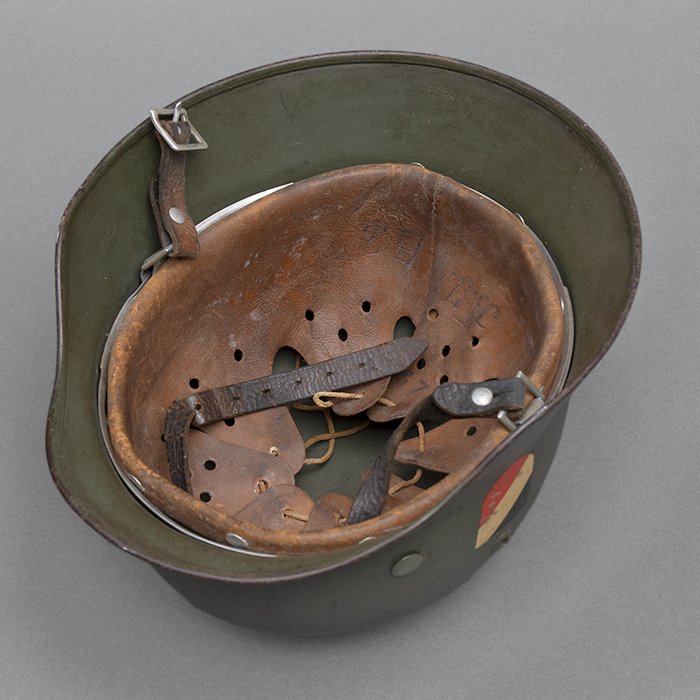 RH62 Rare Kriegsmarine M35 double decal helmet — image 21