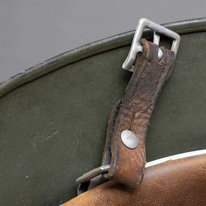 RH62 Rare Kriegsmarine M35 double decal helmet — image 24