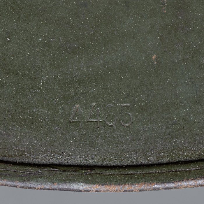 RH62 Rare Kriegsmarine M35 double decal helmet — image 26