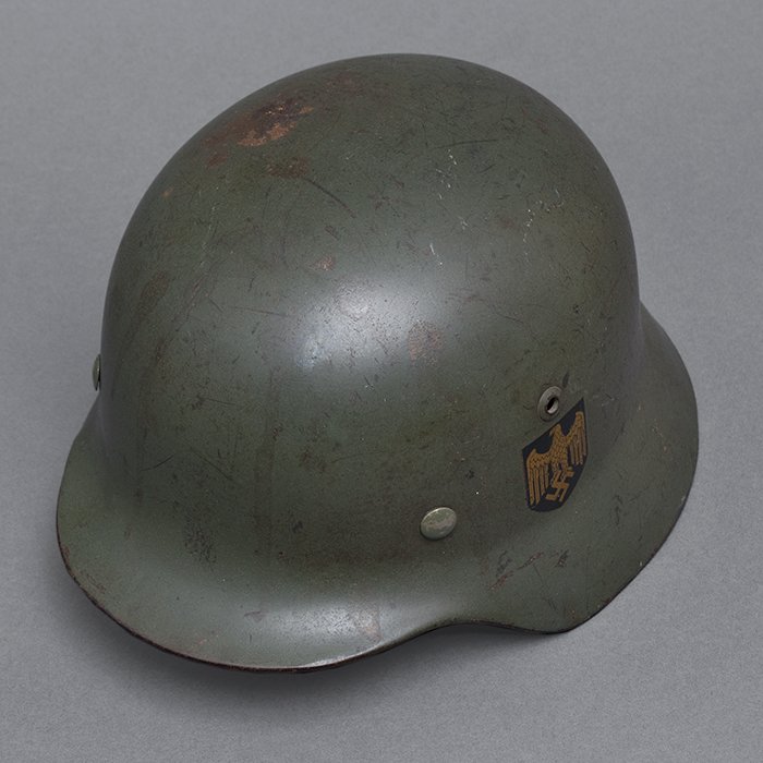 RH62 Rare Kriegsmarine M35 double decal helmet — image 7