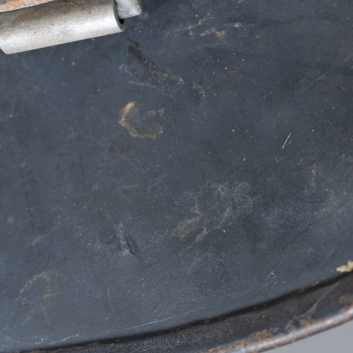 RH63 Excellent Luftwaffe M35 double decal helmet with first pattern eagle — image 23