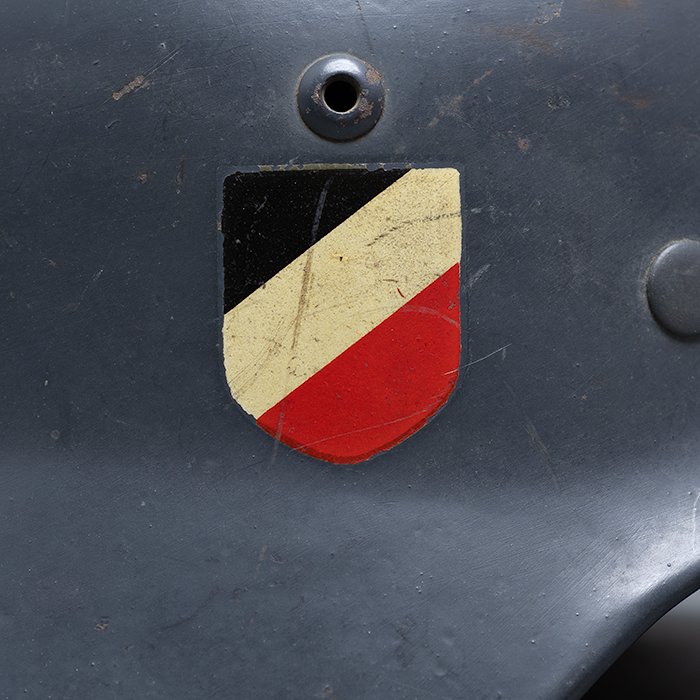 RH64 Super unit marked Luftwaffe M35 double decal helmet — image 12