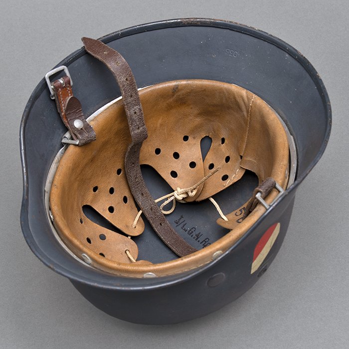 RH64 Super unit marked Luftwaffe M35 double decal helmet — image 21