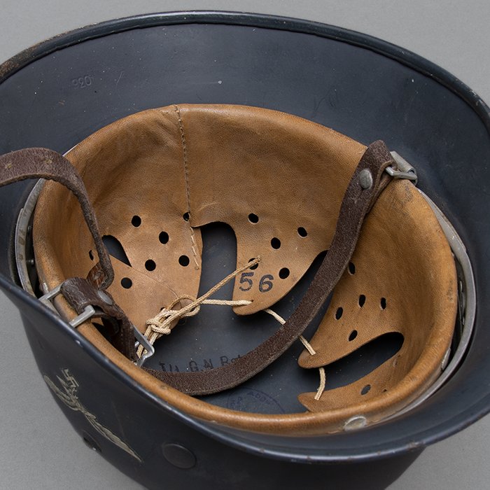 RH64 Super unit marked Luftwaffe M35 double decal helmet — image 22