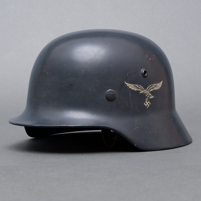 RH64 Super unit marked Luftwaffe M35 double decal helmet — image 5