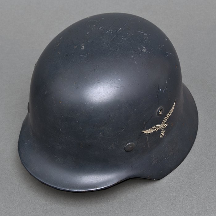 RH64 Super unit marked Luftwaffe M35 double decal helmet — image 7