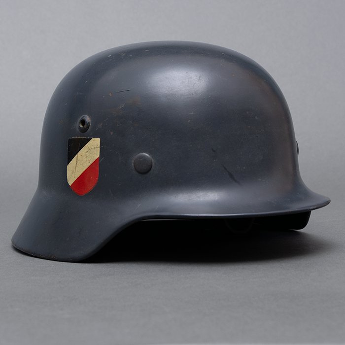 RH64 Super unit marked Luftwaffe M35 double decal helmet — image 9