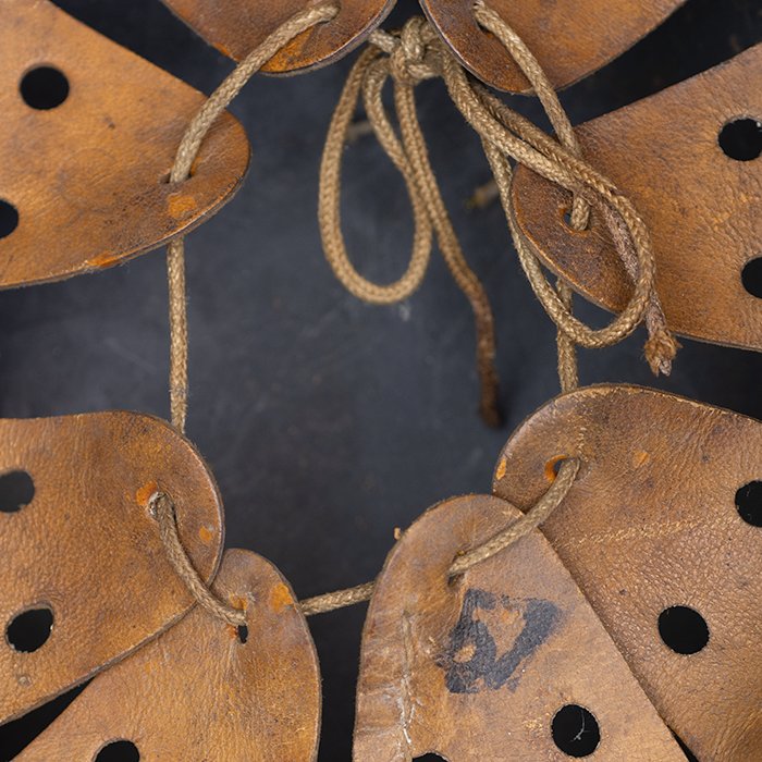 RH57 Luftwaffe M40 single decal tricolor spray camouflaged helmet — image 20