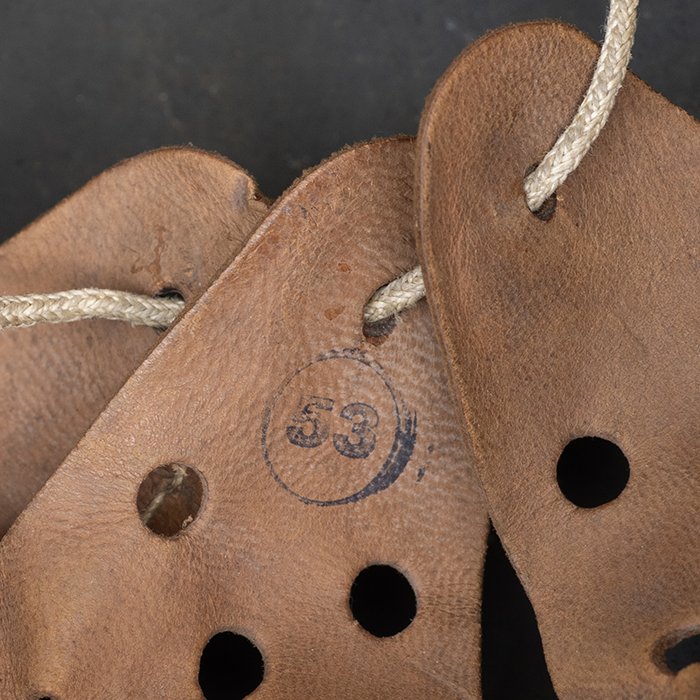 RH51 Heer M35 single decal reissue rough textured tricolor camouflage sprayed helmet — image 21