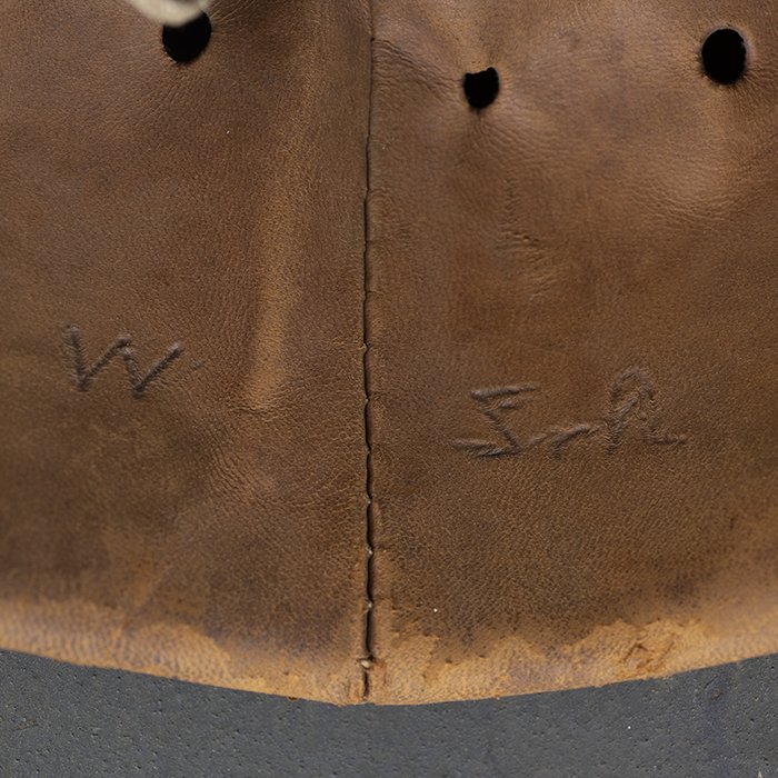 RH51 Heer M35 single decal reissue rough textured tricolor camouflage sprayed helmet — image 25