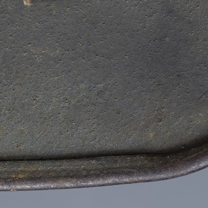 RH51 Heer M35 single decal reissue rough textured tricolor camouflage sprayed helmet — image 26