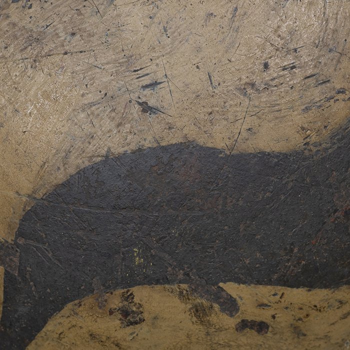 RH50 Heer M42 single decal 'tiger stripe' camouflaged helmet — image 11