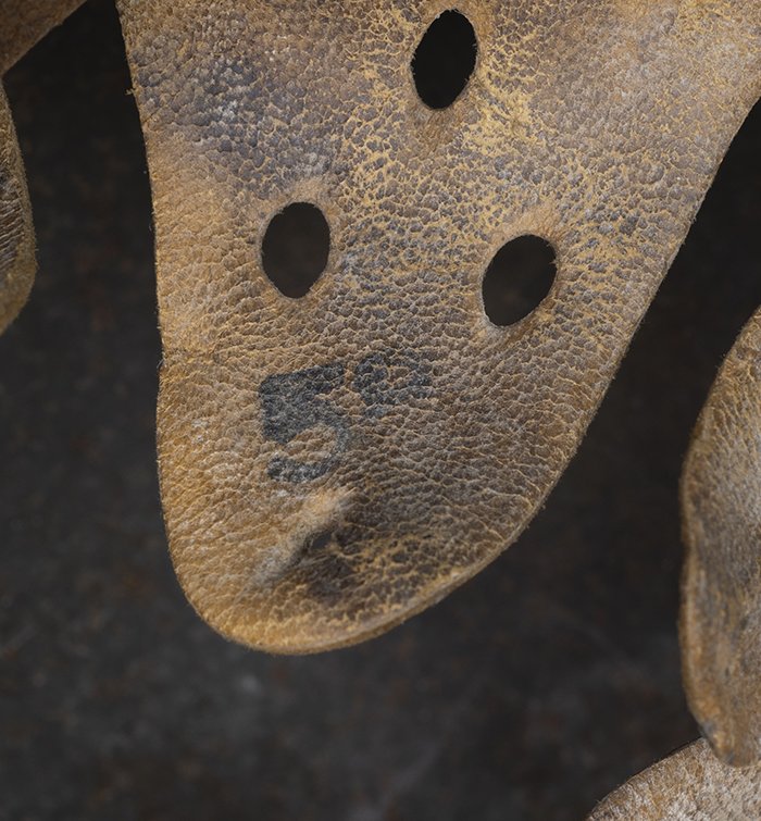 RH50 Heer M42 single decal 'tiger stripe' camouflaged helmet — image 22