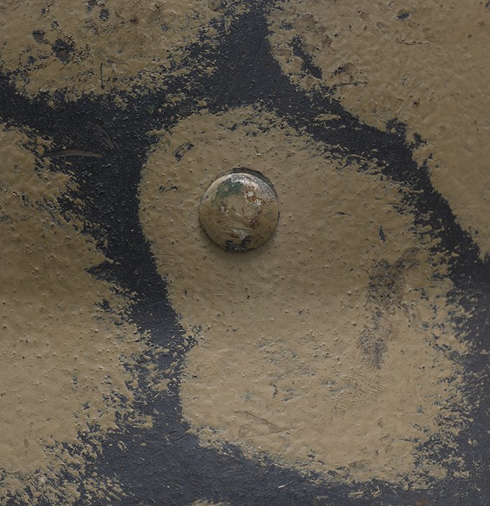 RH48 Luftwaffe M40 single decal 'turtle' camouflaged helmet — image 16