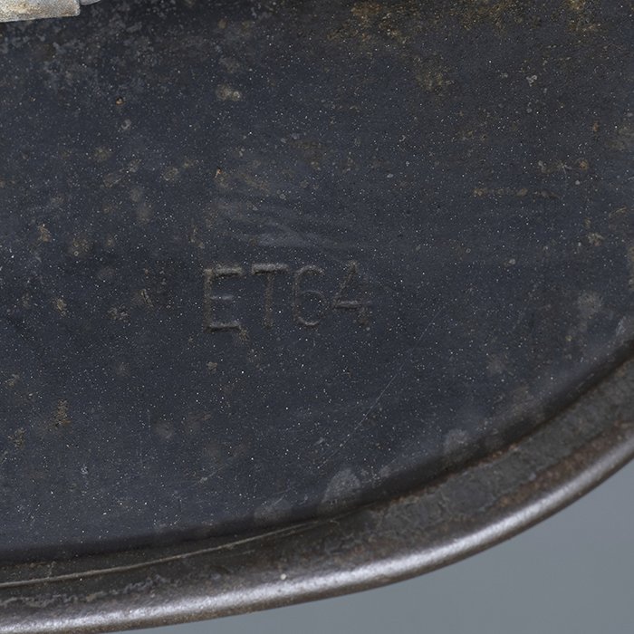 RH48 Luftwaffe M40 single decal 'turtle' camouflaged helmet — image 27