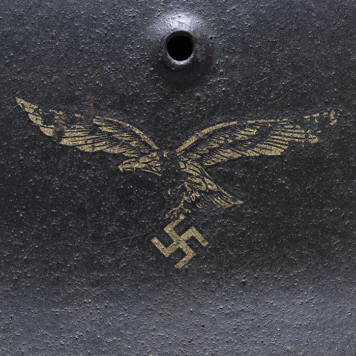RH44 Luftwaffe M40 single decal helmet — image 4