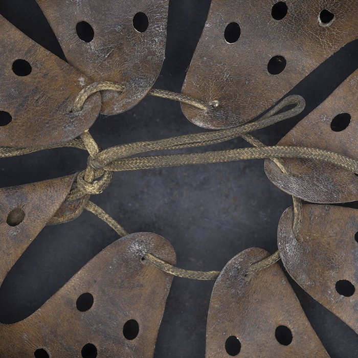 RH45 Luftwaffe M35 double decal overpainted baling wire camouflaged helmet — image 25