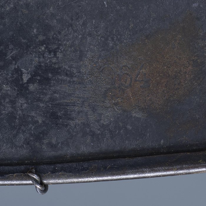 RH45 Luftwaffe M35 double decal overpainted baling wire camouflaged helmet — image 27