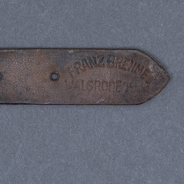 RH45 Luftwaffe M35 double decal overpainted baling wire camouflaged helmet — image 34