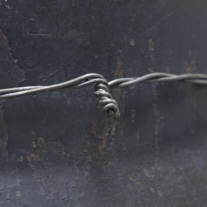 RH45 Luftwaffe M35 double decal overpainted baling wire camouflaged helmet — image 9