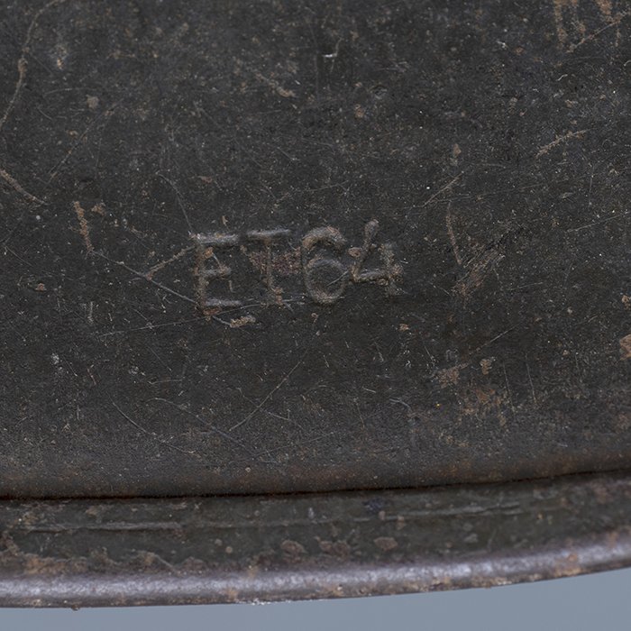 RH42 Heer M40 single decal western Südfront camouflaged helmet — image 26