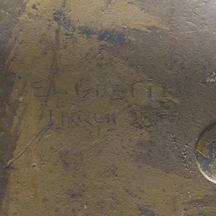 RH42 Heer M40 single decal western Südfront camouflaged helmet — image 7