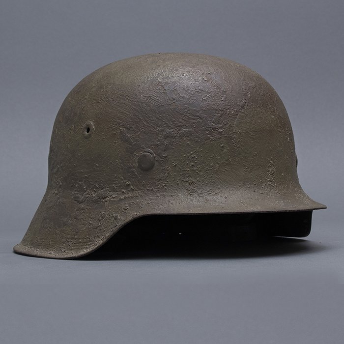 RH43 Heer M42 rough texture dual color camouflaged helmet — image 10