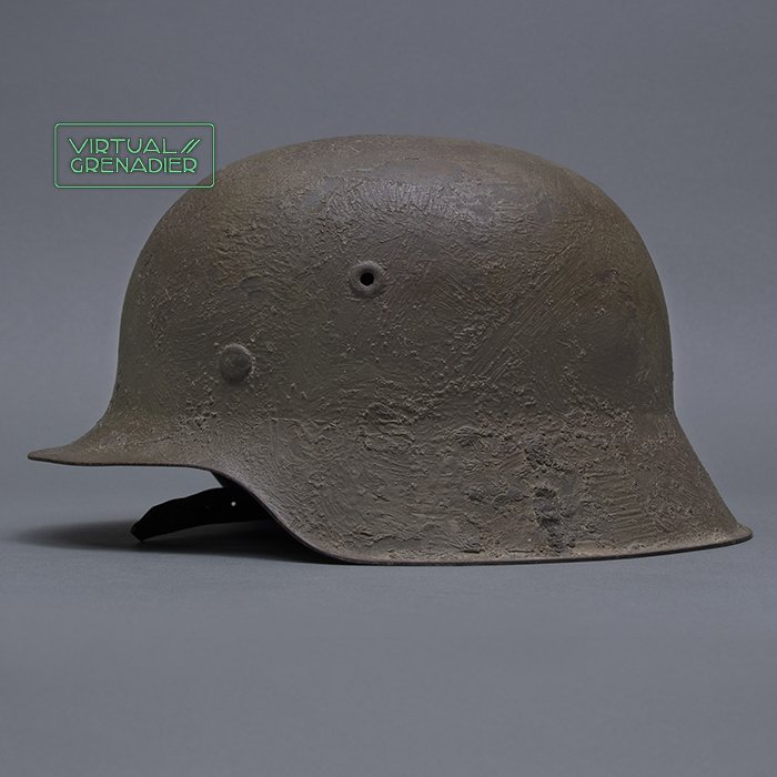 RH43 Heer M42 rough texture dual color camouflaged helmet — image 2