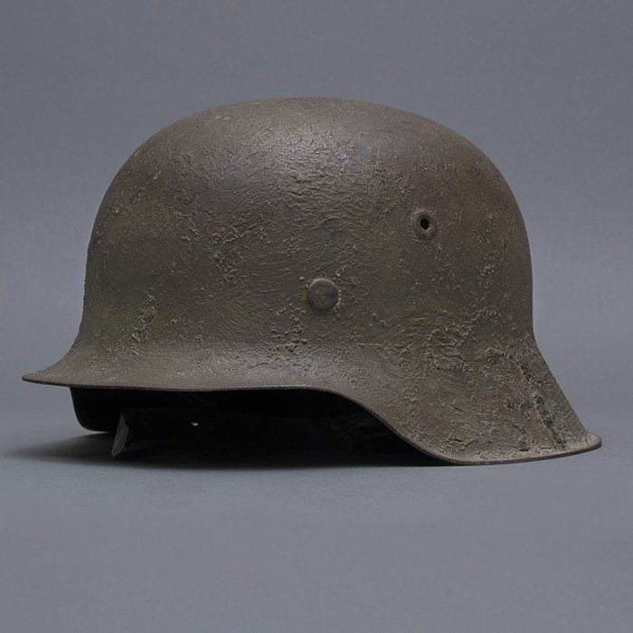 RH43 Heer M42 rough texture dual color camouflaged helmet — image 4