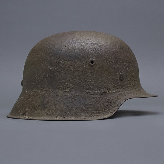 RH43 Heer M42 rough texture dual color camouflaged helmet — image 8