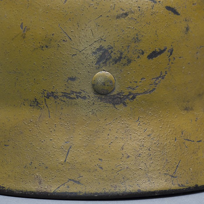 CHQ1 Luftwaffe M40 single decal tan camouflaged helmet — image 17