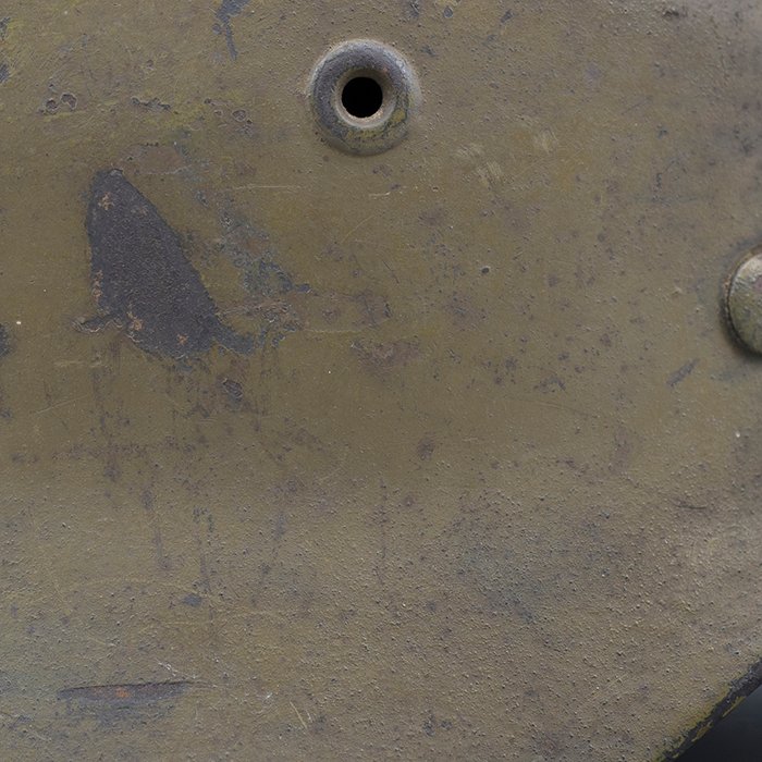 ADM78 Heer M40 single decal olive tan camouflaged helmet — image 14