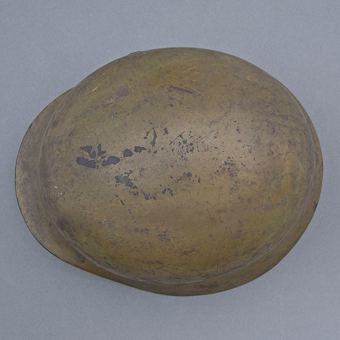 ADM78 Heer M40 single decal olive tan camouflaged helmet — image 23