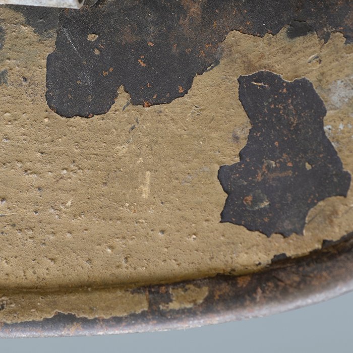 ADM71 Unique Heer M40 tan and green sand camouflaged helmet — image 21