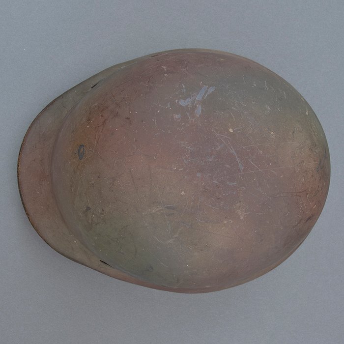 ADM70 Excellent Luftwaffe M35 single decal tricolor spray camouflaged helmet — image 19