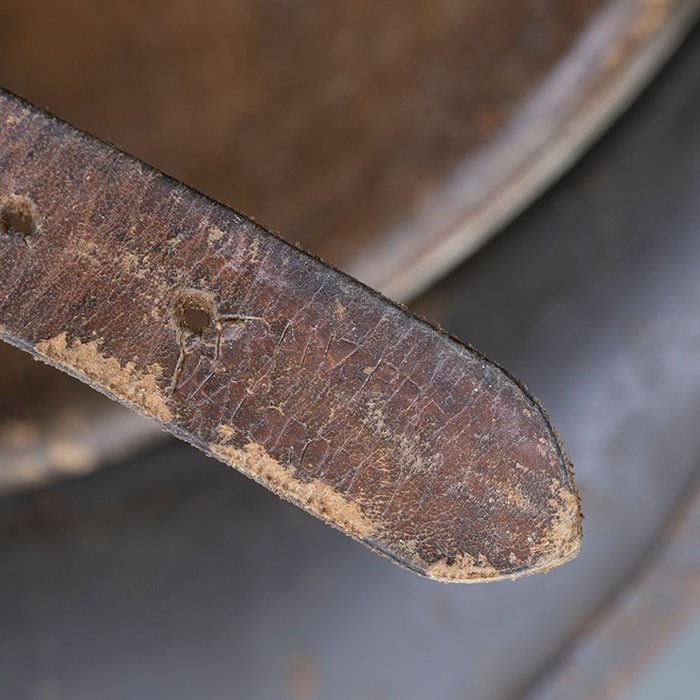 ADM70 Excellent Luftwaffe M35 single decal tricolor spray camouflaged helmet — image 26