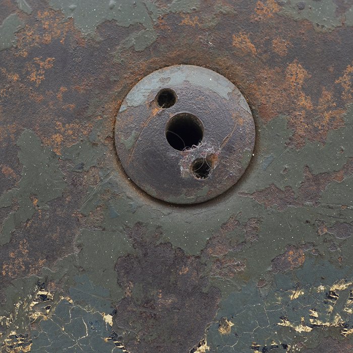 RH27 Luftwaffe M38 double decal camouflaged Fallschirmjäger helmet — image 12