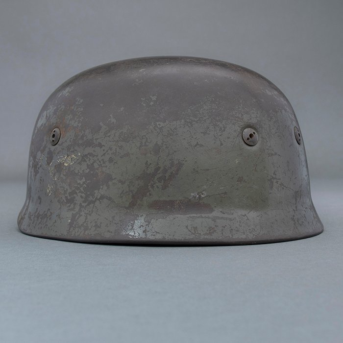 RH27 Luftwaffe M38 double decal camouflaged Fallschirmjäger helmet — image 16