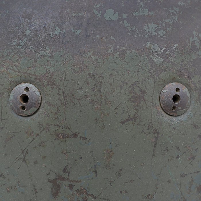 RH27 Luftwaffe M38 double decal camouflaged Fallschirmjäger helmet — image 17