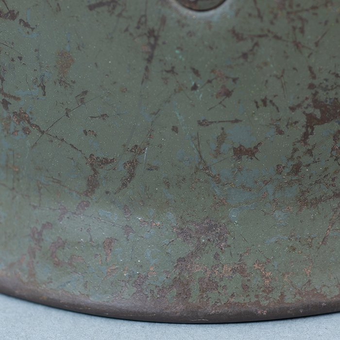 RH27 Luftwaffe M38 double decal camouflaged Fallschirmjäger helmet — image 20