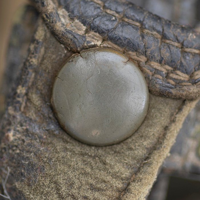 RH27 Luftwaffe M38 double decal camouflaged Fallschirmjäger helmet — image 28