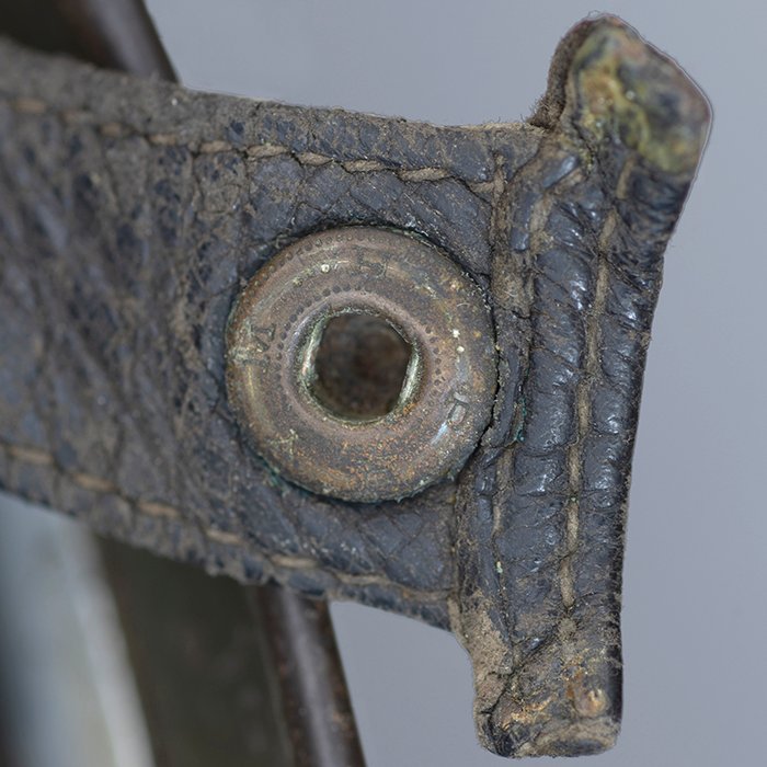 RH27 Luftwaffe M38 double decal camouflaged Fallschirmjäger helmet — image 29