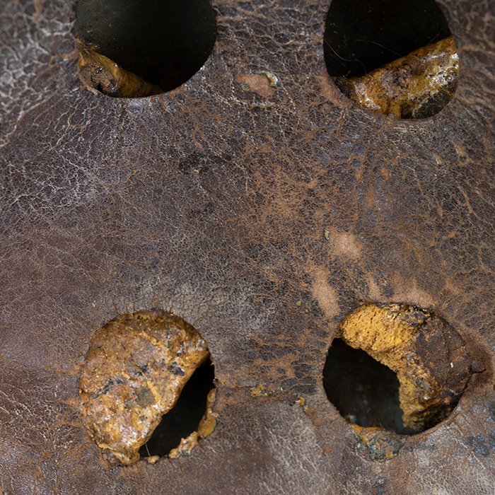 RH27 Luftwaffe M38 double decal camouflaged Fallschirmjäger helmet — image 30