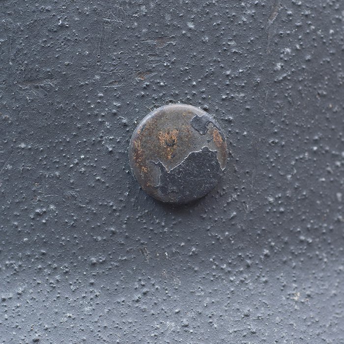 RH21 Heer M35 single decal helmet with rough textured finish — image 12