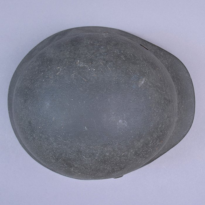 RH21 Heer M35 single decal helmet with rough textured finish — image 14