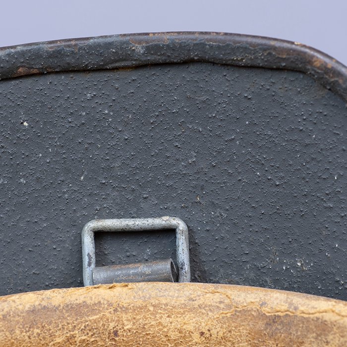 RH21 Heer M35 single decal helmet with rough textured finish — image 21