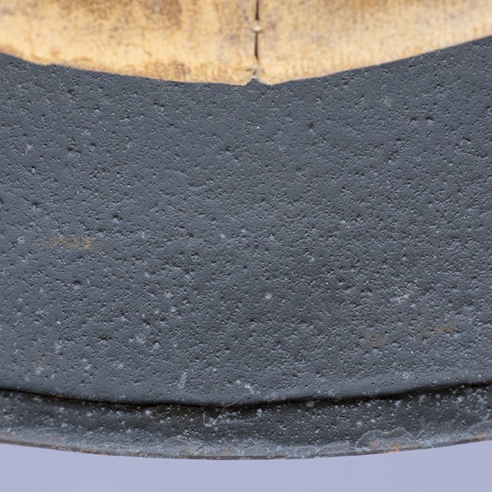 RH21 Heer M35 single decal helmet with rough textured finish — image 22