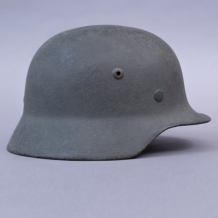 RH21 Heer M35 single decal helmet with rough textured finish — image 8