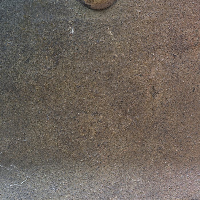 RH20 Heer M35 double decal tricolor spray camouflaged helmet — image 13